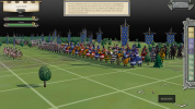 French Line-Knights Massed on Left French Line-Knights Massed on Left