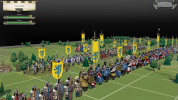 Burgundian Line-Formidable Line of Mounted Knights in Center Burgundian Line-Formidable Line of Mounted Knights in Center