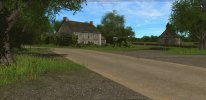 Cauquiny left, cemetery right Cauquiny left, cemetery right